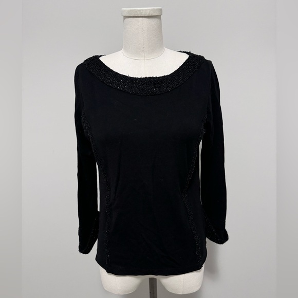 CHANEL Tops - Chanel Black Top RN#78334 Size Medium